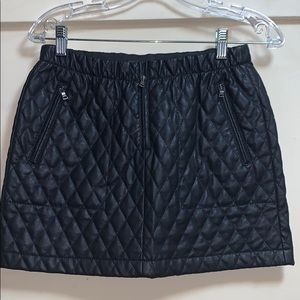 BCBGMAXAZRIA faux leather skirt